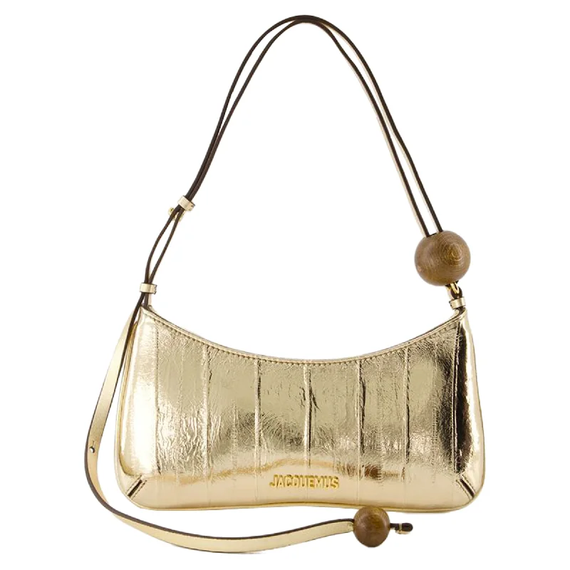 Lightweight crossbody bags for hands-free travel convenience -Le Bisou Perle Bag - Jacquemus - Leather - Gold