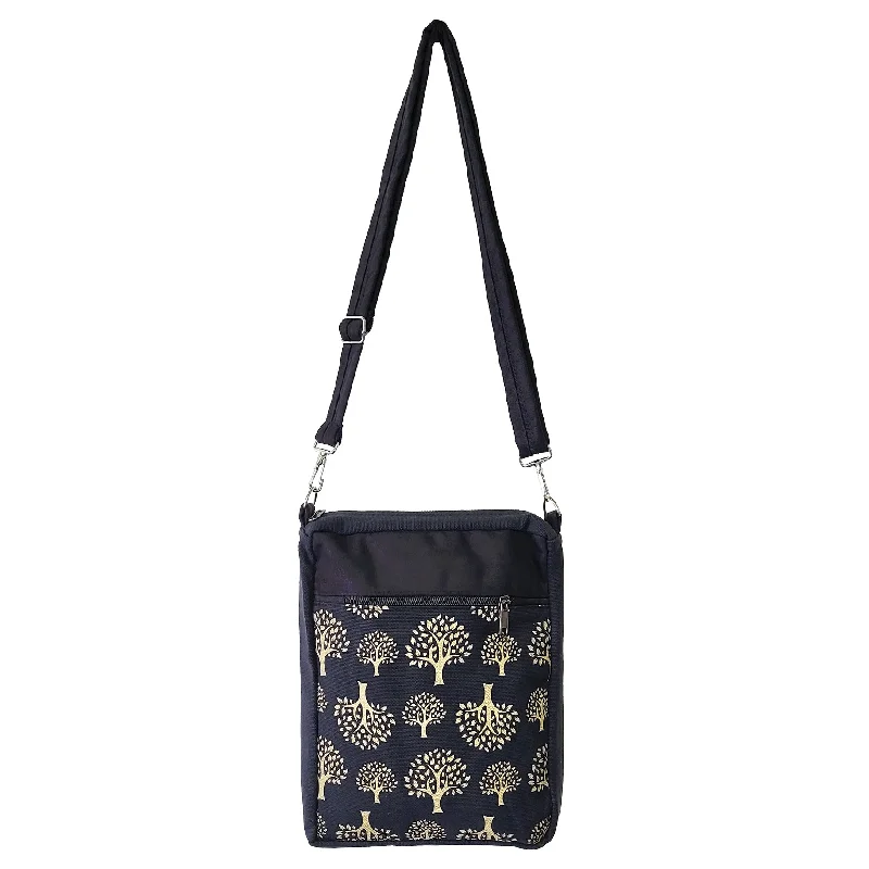 Elegant leather satchels for women with vintage-inspired designs for classic appeal -Crossbody Bag Tree of Life