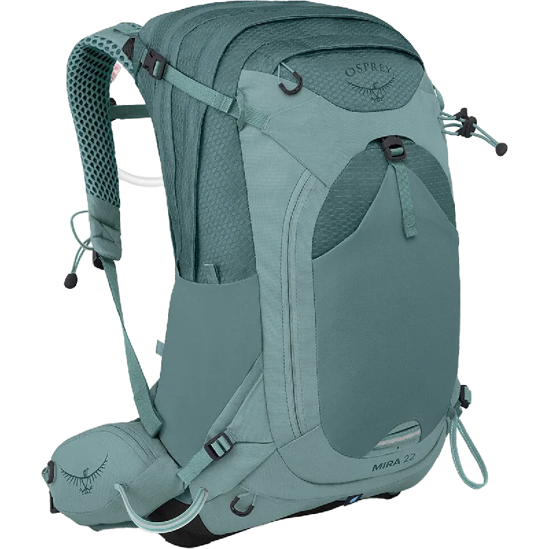 Roll-top backpack for versatile waterproof protection -Women's Mira 22