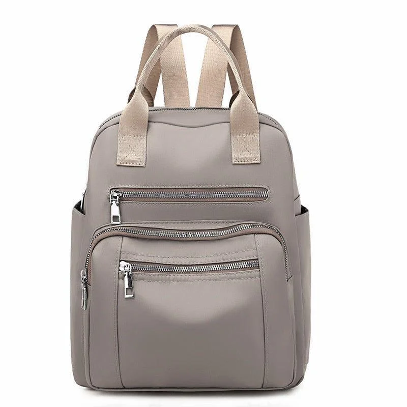 Gray backpack