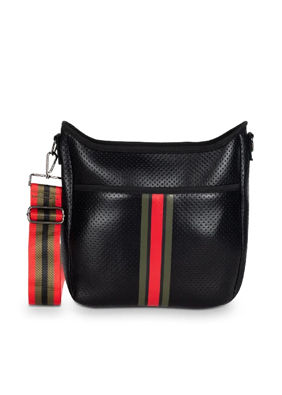 Small crossbody bags with hidden pocket security -Blake Bello Neoprene Crossbody Bag