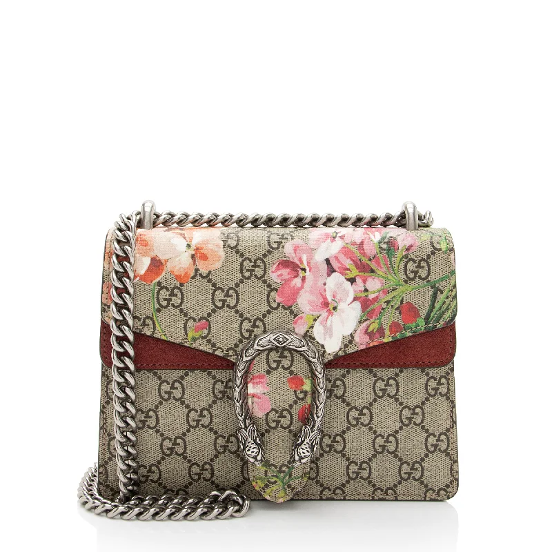 Quilted crossbody bags for elegant evening looks -Gucci GG Supreme Blooms Dionysus Mini Bag