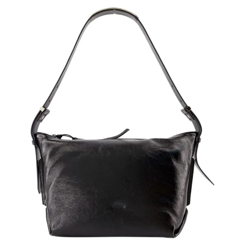 Stylish leather crossbody bags for daily urban use -Leyden Purse - Isabel Marant - Leather - Black