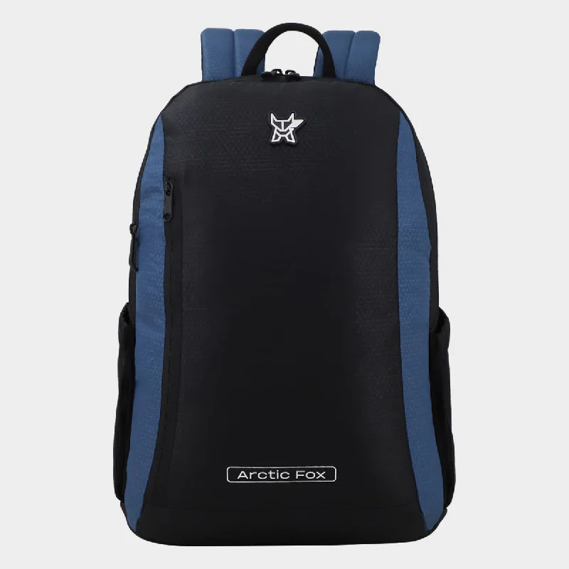 Compact backpack with side water bottle holders -Arctic Fox Pump Dark Denim Laptop Backpack