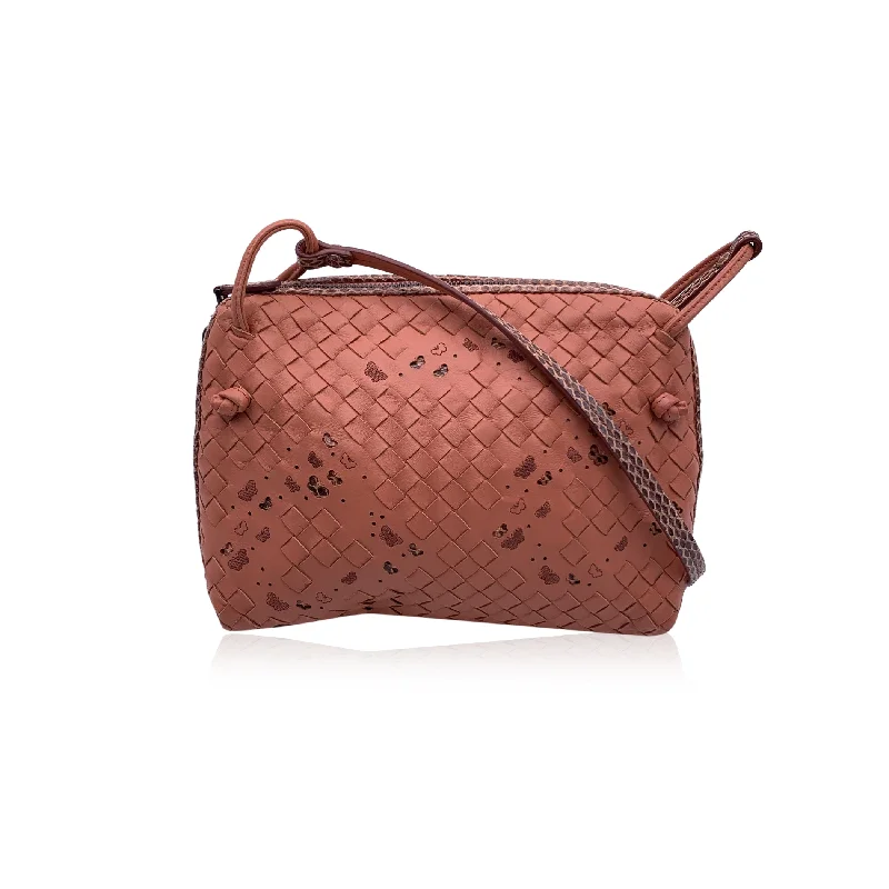 Lightweight leather crossbody bags for summer ease -Bottega Veneta Leather Crossbody Bag Butterfly