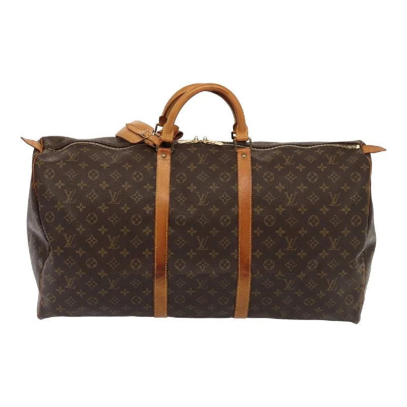 Practical satchels for women with water-resistant materials for durability -Louis Vuitton Keepall 60  Canvas Travel Bag (Pre-Owned)