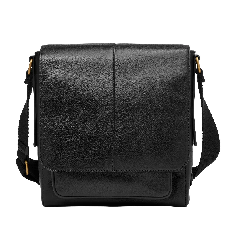 Durable leather satchels for men with multiple compartments for organized storage -Fossil Men's Kayden Leather Courier