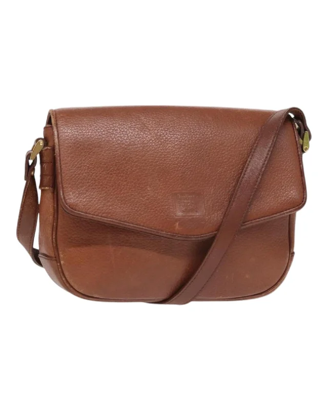 Leather Shoulder Bag with Classic Design