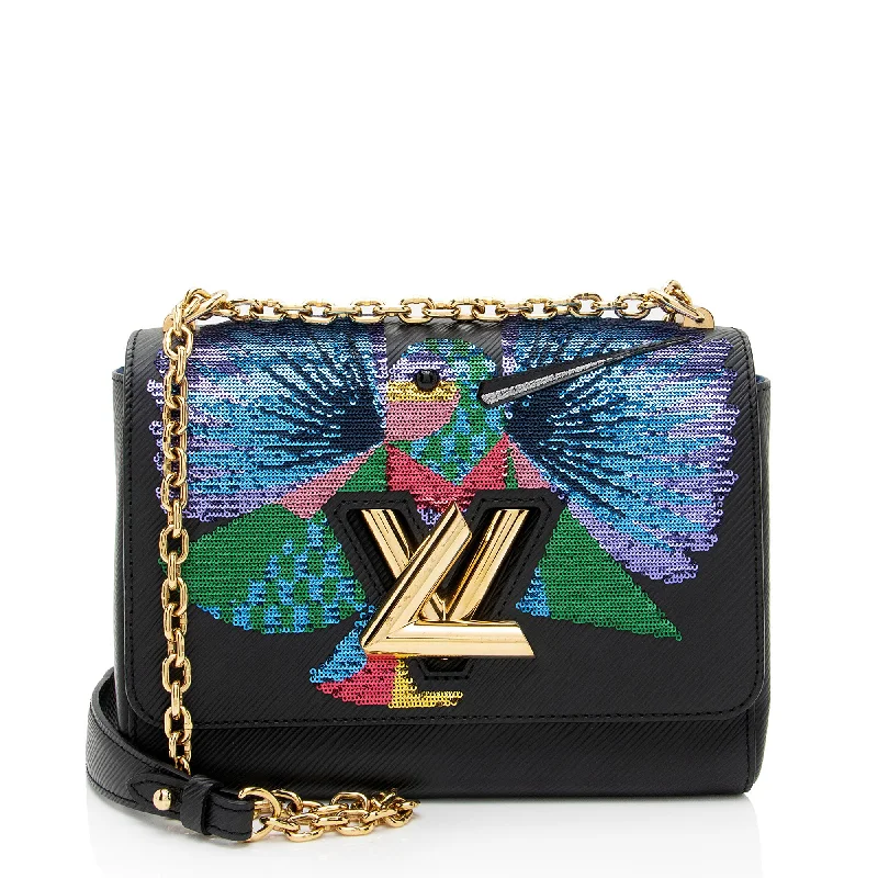 Colorful crossbody bags for bold style statements -Louis Vuitton Epi Leather Sequin Bird Twist MM Shoulder Bag