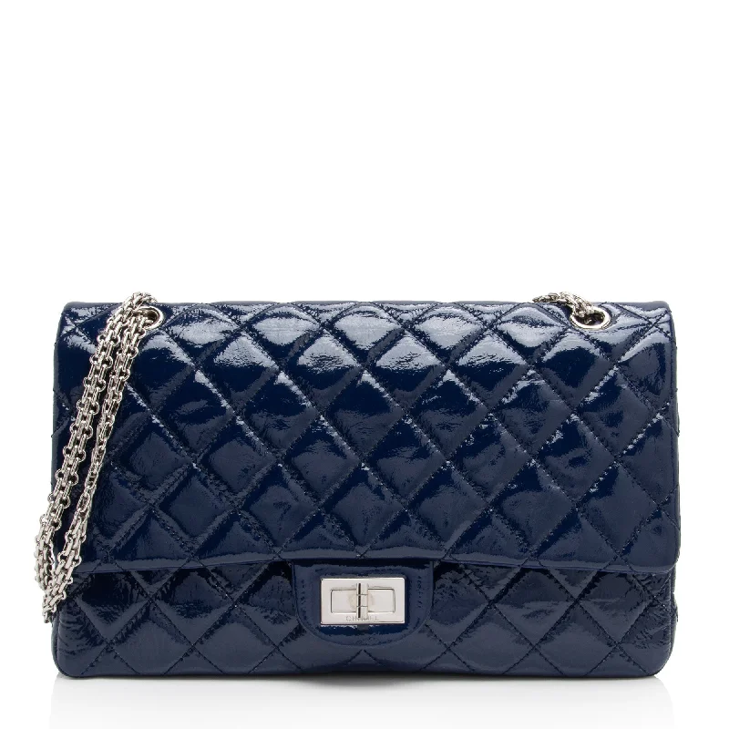 Elegant crossbody bags for formal event accessorizing -Chanel Patent Leather Calfskin Reissue 227 Double Flap Bag