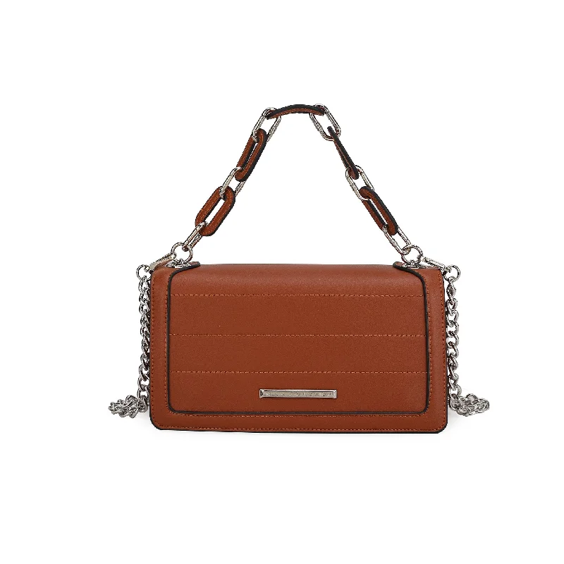 Multi-pocket leather crossbody bags for organization -Dora Crossbody Bag