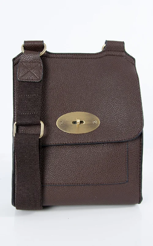 Satchels with adjustable straps for men with a custom fit for comfort -Messenger Bag | Coffee