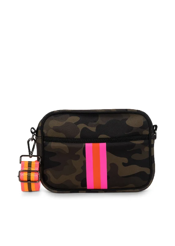 Soft canvas crossbody bags for comfy wear -Drew Showoff Neoprene Crossbody ©