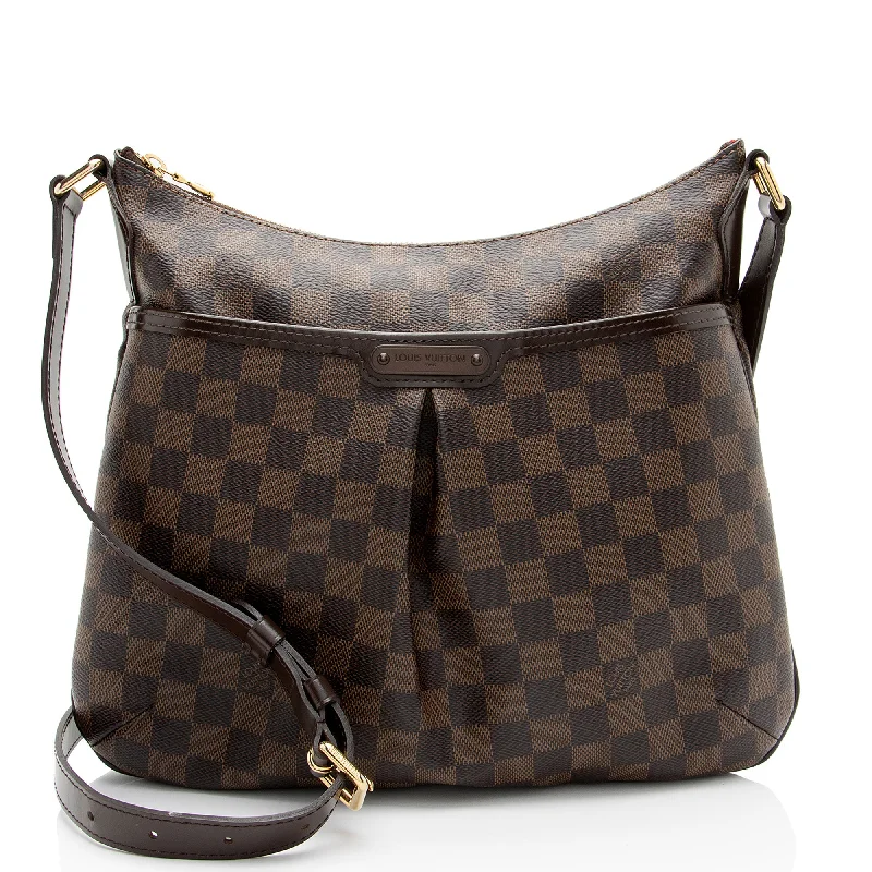 Casual leather crossbody bags for daily wear -Louis Vuitton Damier Ebene Bloomsbury PM Shoulder Bag