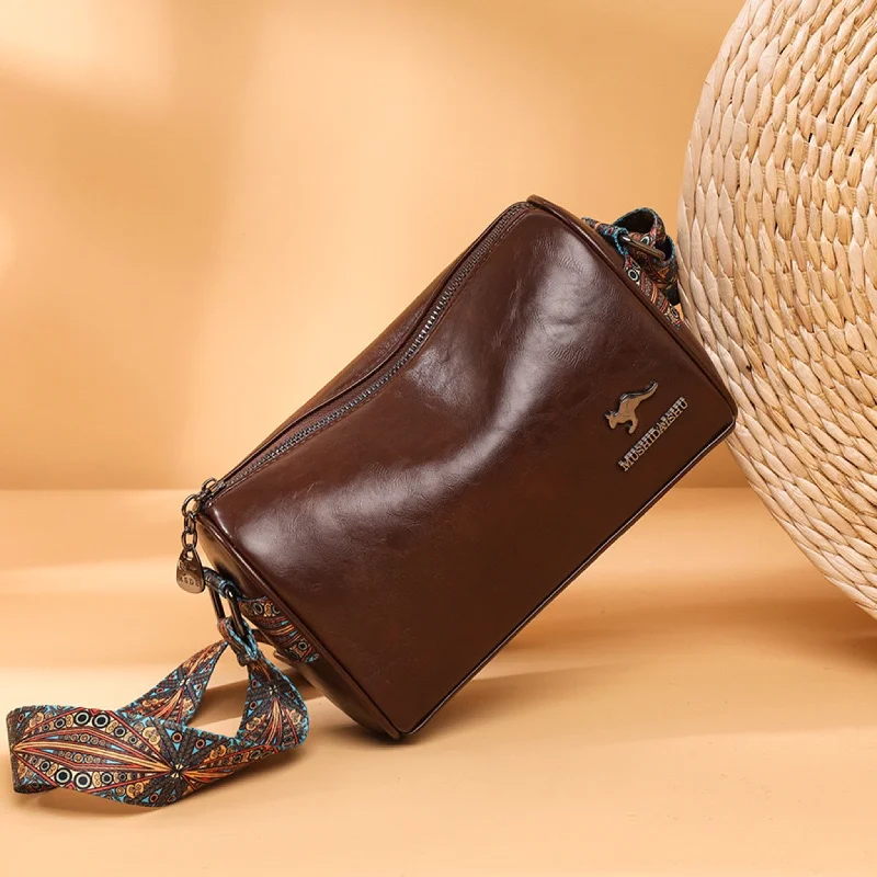 High-end satchels for women with detachable straps for a customizable look -Brown Kari Sling Bag