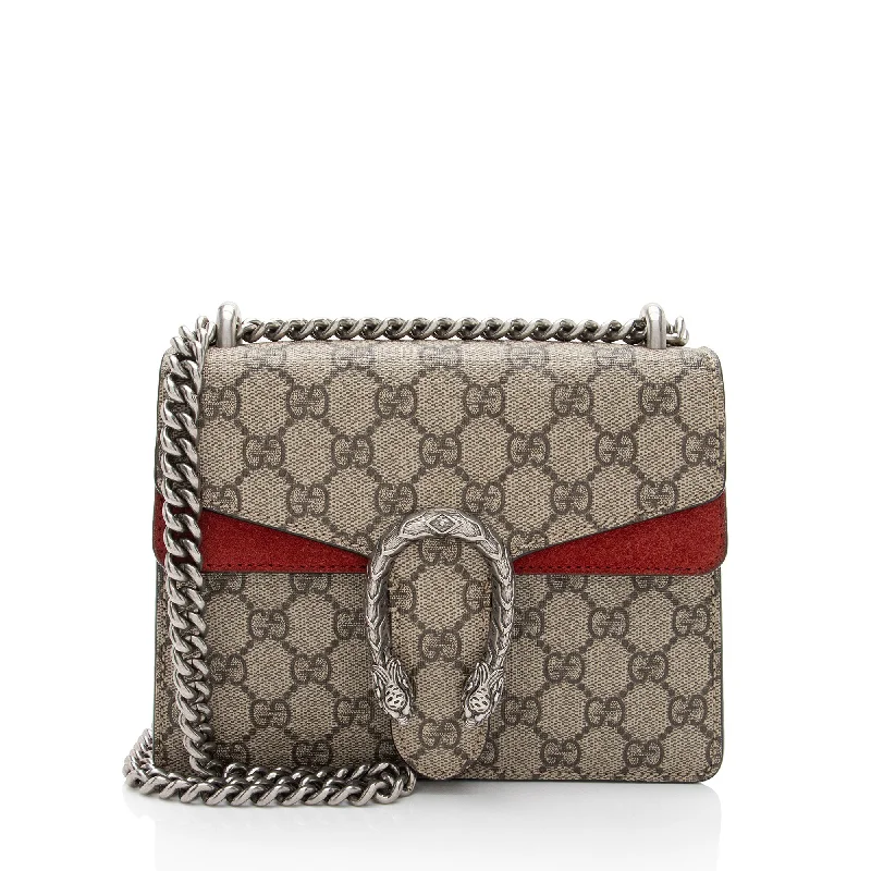 Adjustable canvas crossbody bags for comfy fit -Gucci GG Supreme Dionysus Mini Bag