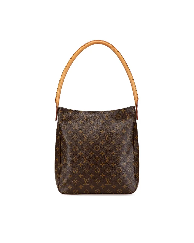 Monogram Canvas Shoulder Bag with Vachetta Leather Strap