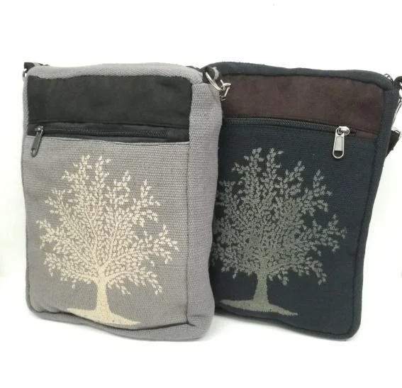 Compact satchels for women with zippered pockets for secure storage -Tree Of Life Bag