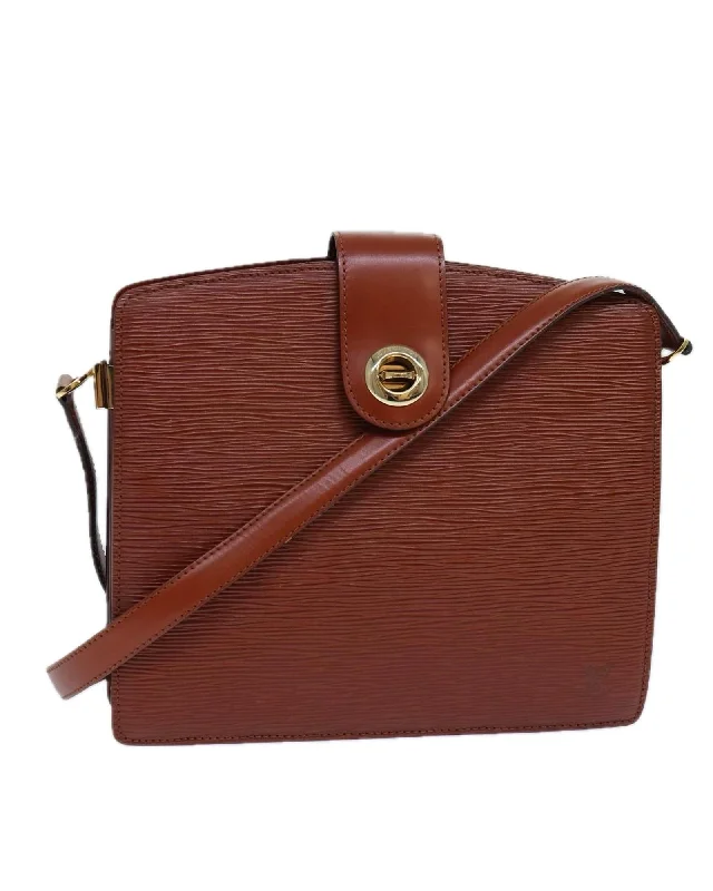 Epi Leather Capuchin Shoulder Bag