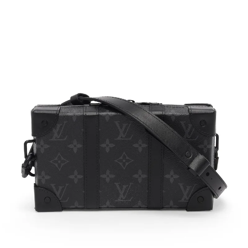 Chic satchel bags for women with a fashionable yet functional design -Louis Vuitton Monogram Eclipse Soft Trunk Wallet Bag