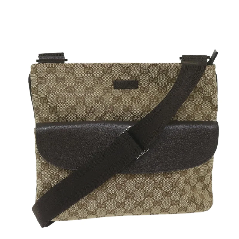 Practical satchels for women with water-resistant materials for durability -Gucci Gg Canvas  Canvas Shoulder Bag (Pre-Owned)