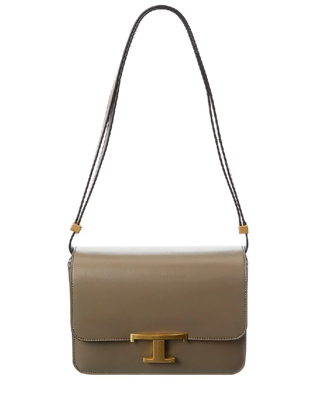 Soft crossbody bags with plush interior lining -TOD’s T Timeless Mini Leather Crossbody