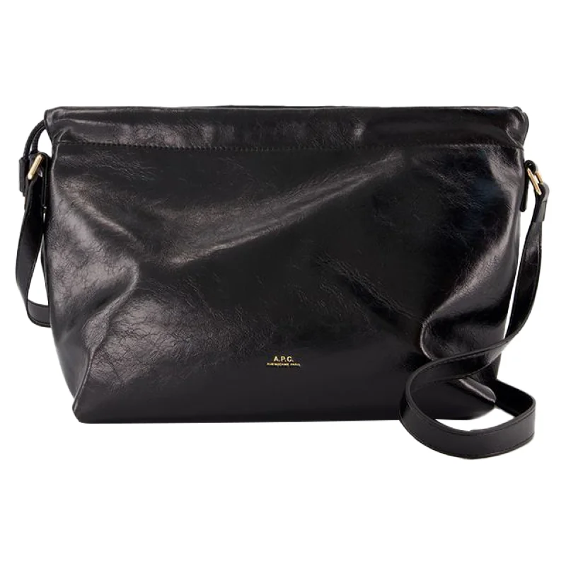 Soft crossbody bags with padded strap comfort -Ninon Crossbody - A.P.C. - Synthetic - Black