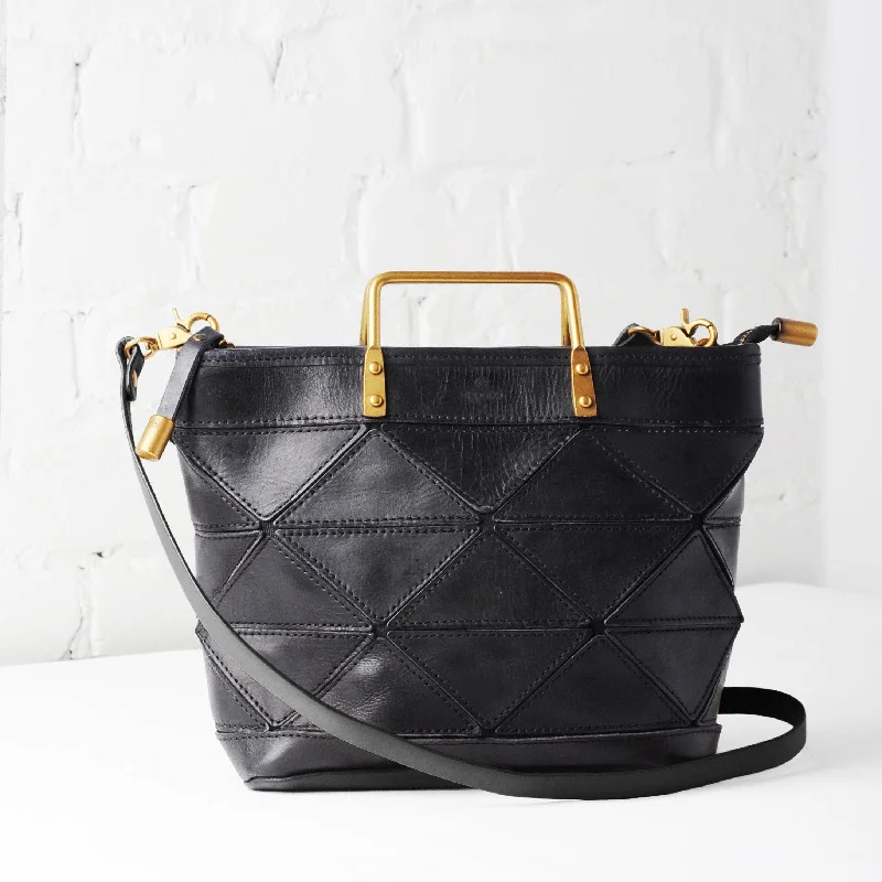 Origami Small Tote Black