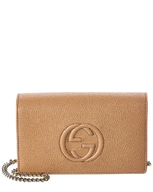 Adjustable crossbody bags for all body sizes -Gucci Soho Leather Crossbody