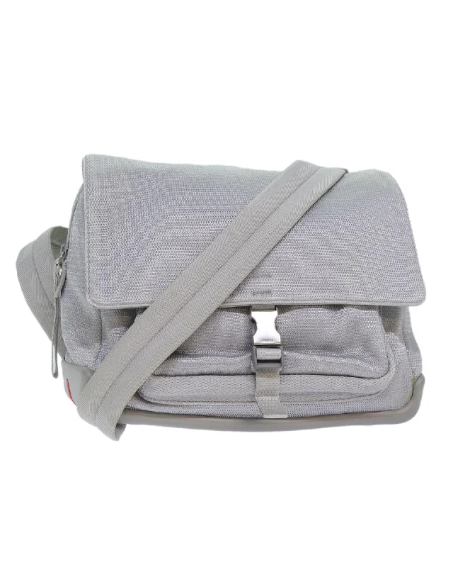 Sports Shoulder Bag in Nylon with Authentic Design