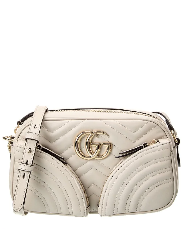 Trendy crossbody bags for young fashion enthusiasts -Gucci GG Marmont Small Leather Crossbody