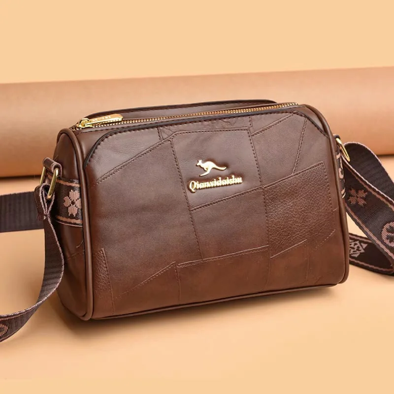 Practical satchels for men with front pockets for easy access to essentials -Brown Zilo Sling Bag