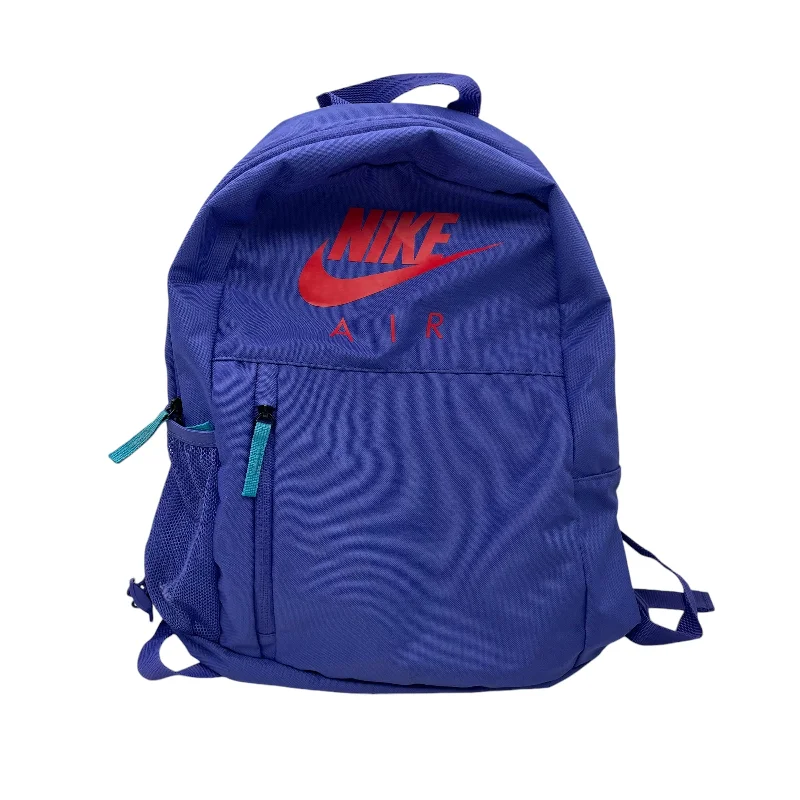 Stylish leather backpack for urban daily commuting -Backpack By Nike In Blue, Size:Small