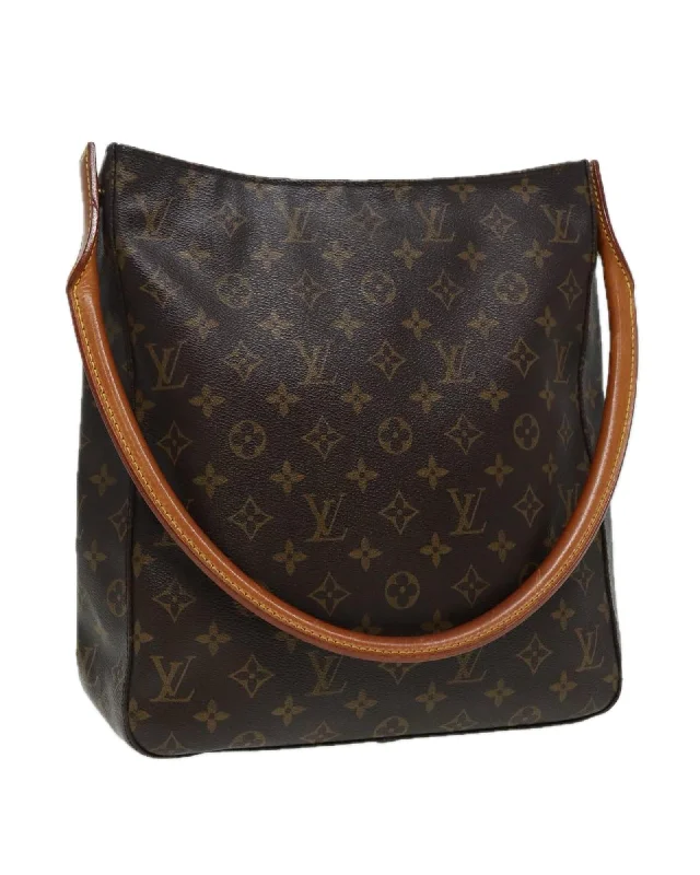 Monogram Looping GM Shoulder Bag with Authentic Design and Timeless Elegance