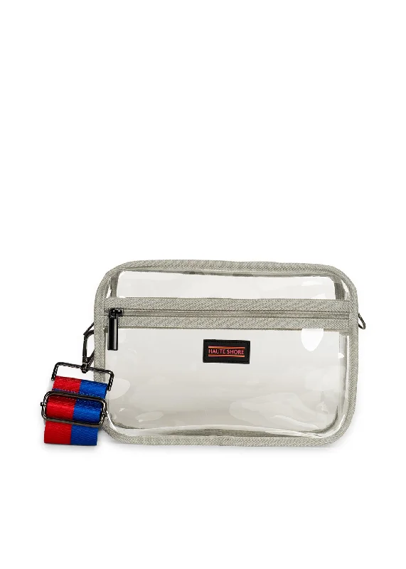 Multi-pocket crossbody bags for organized storage -Drew Clear Spirit Sport Strap C Crossbody