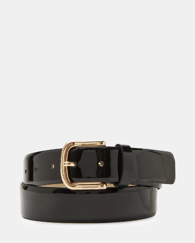 CLASSIC PATENT BELT BLACK