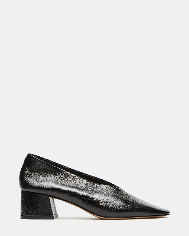 CLAUD BLACK PATENT LEATHER