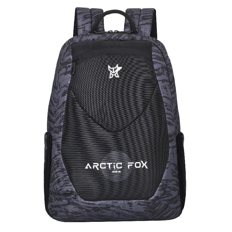 Sleek business backpack with hidden laptop pocket -Arctic Fox Samurai Black Laptop Backpack