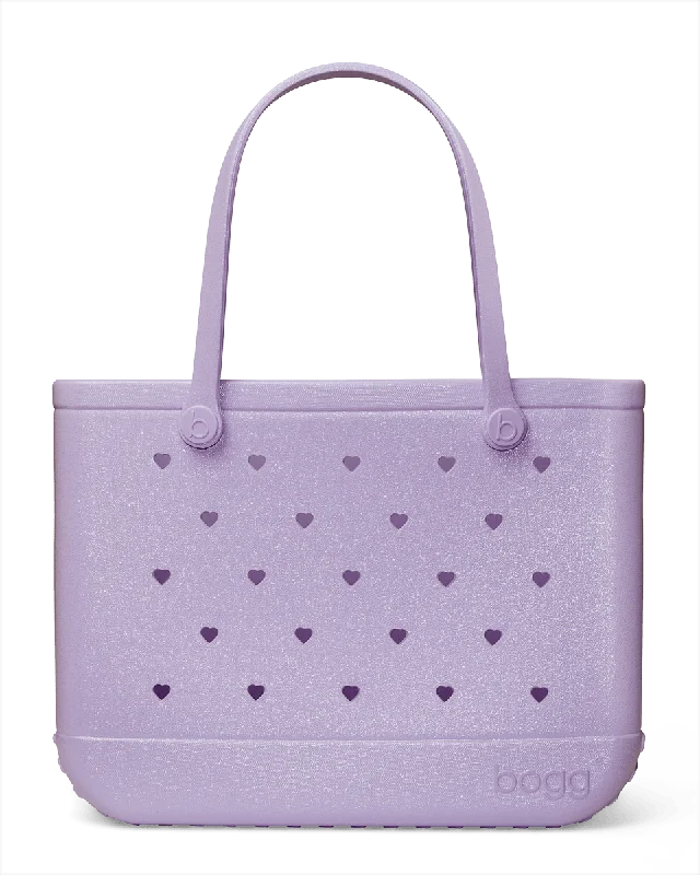 Original Bogg® Bag - Heart Shimmer LILAC