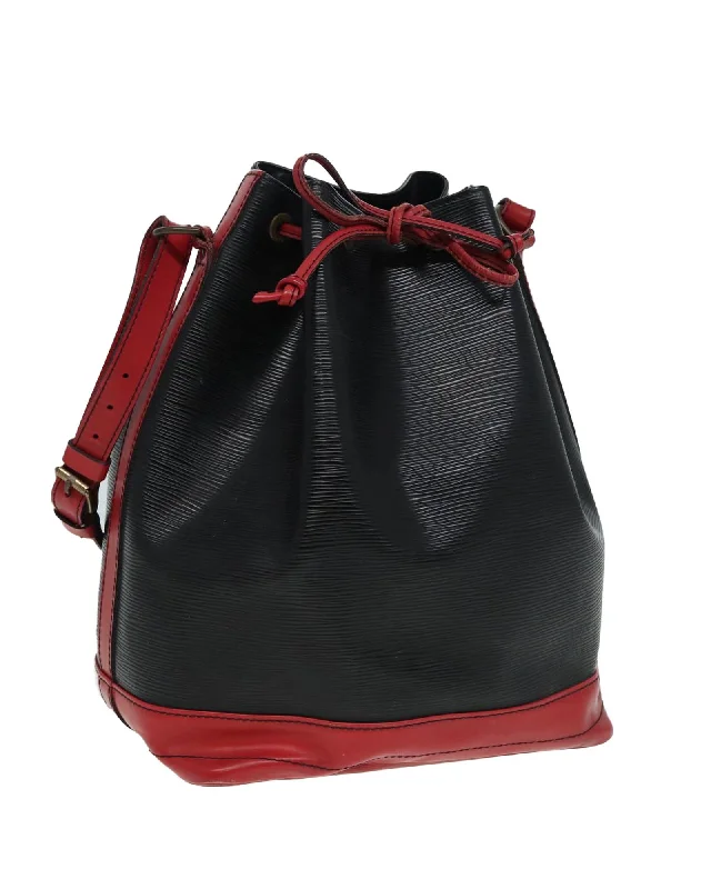 Epi Leather Shoulder Bag with Adjustable Strap