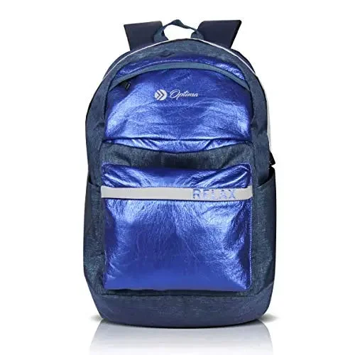 Ergonomic backpack for kids with back support -Optima Travel Laptop Backpack, Business Slim Durable,Water Resistant