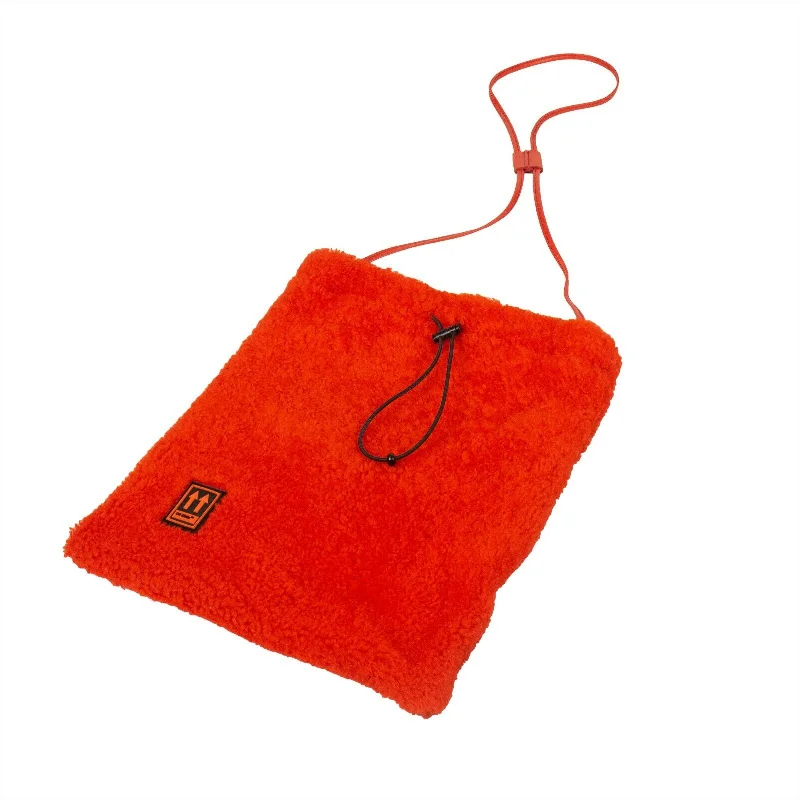 Casual denim crossbody bags for relaxed style -Shoelace Crossbody Bag - Orange