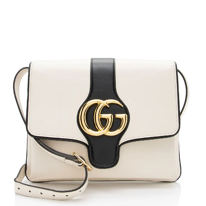 Large capacity crossbody bags for travel essentials -Gucci Leather Arli Medium Shoulder Bag