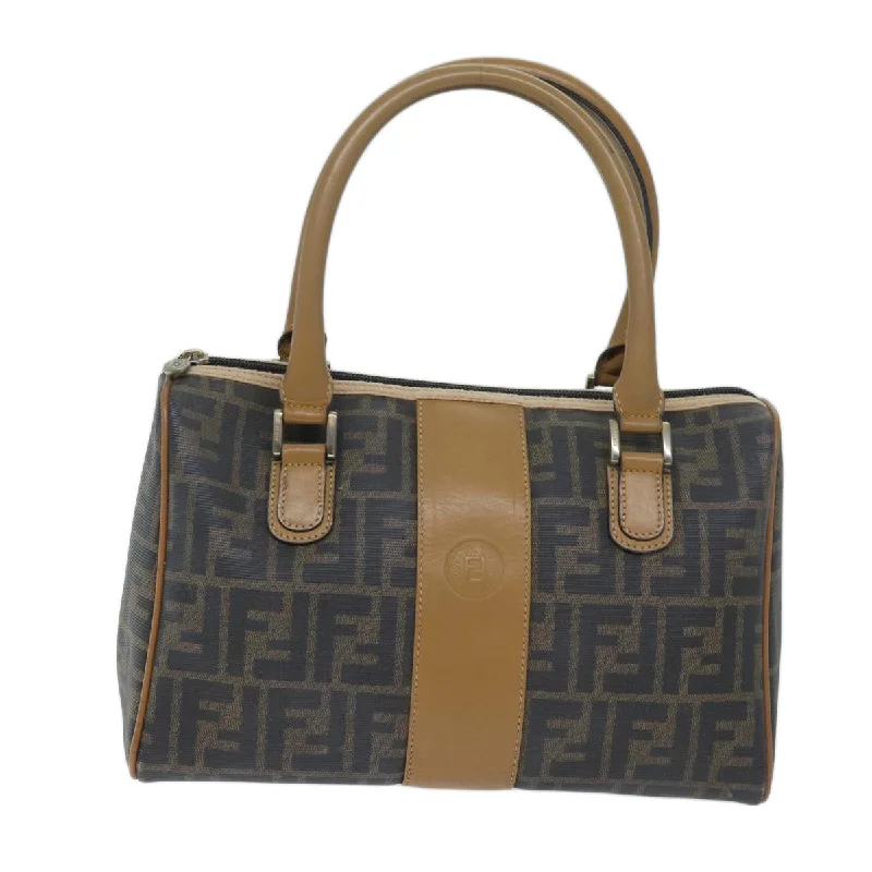 Fashionable satchels for women with bold prints and patterns for artistic flair -Fendi Zucca  Canvas Travel Bag (Pre-Owned)