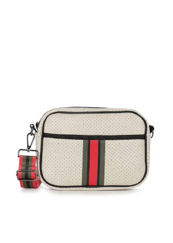 Multi-compartment crossbody bags for travel convenience -Drew Roma Neoprene Crossbody