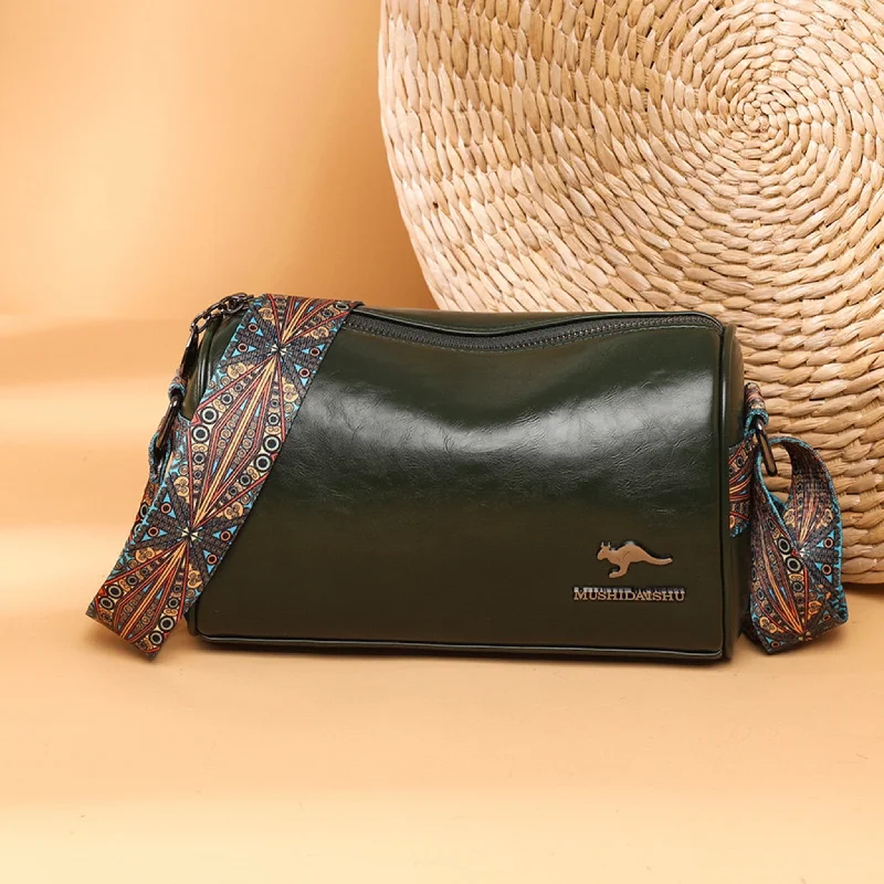 Eco-friendly satchels made from recycled materials for a sustainable lifestyle -Green Kari Sling Bag