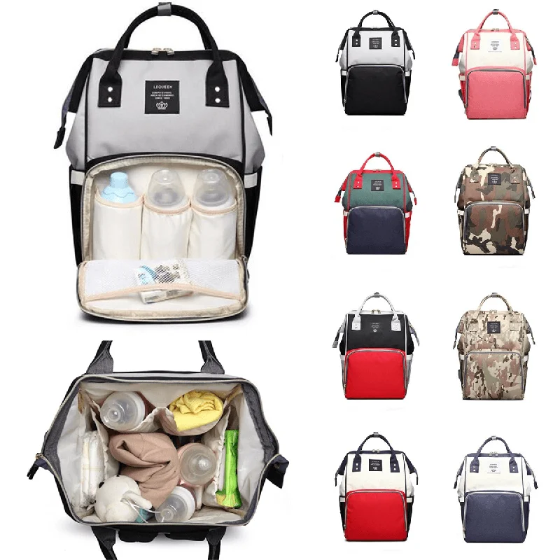 Insulated cooler backpack for picnic food storage -16L Mummy Backpack Baby Nappy Diaper Bag Large Capacity Storage Pouch Outdoor Travel