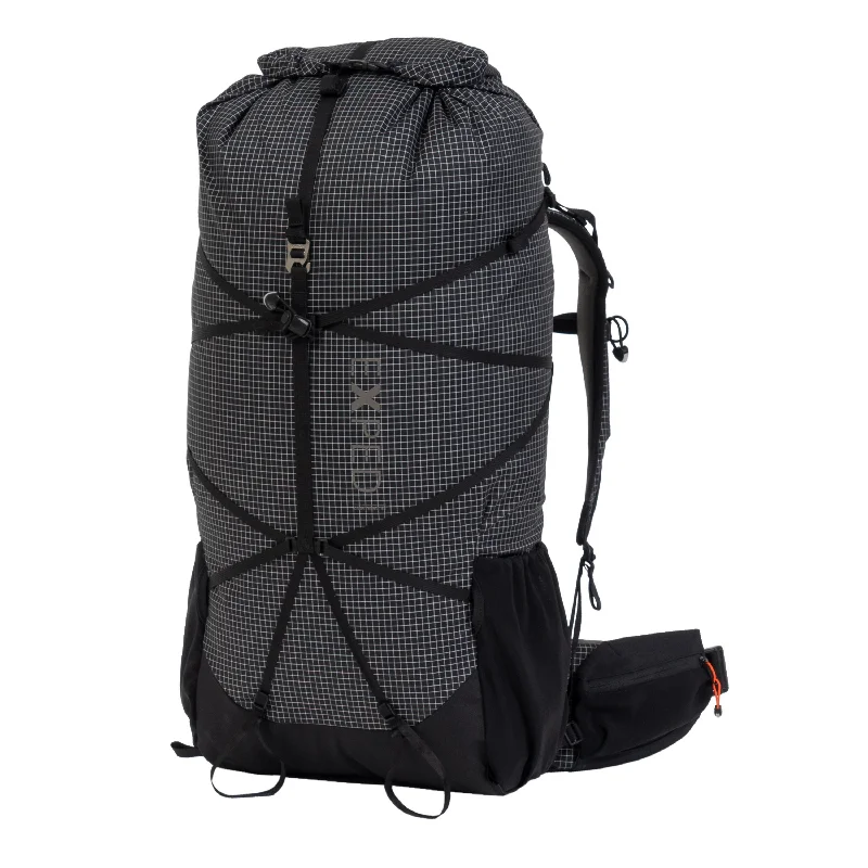 Durable travel backpack with reinforced stitching strength -Lightning 45