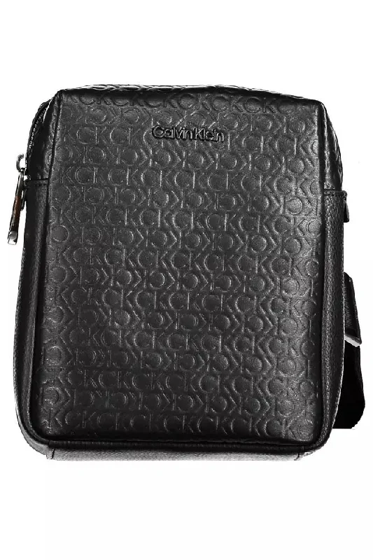 Satchels with adjustable straps for men with a custom fit for comfort -Calvin Klein  Polyester Shoulder Men's Bag