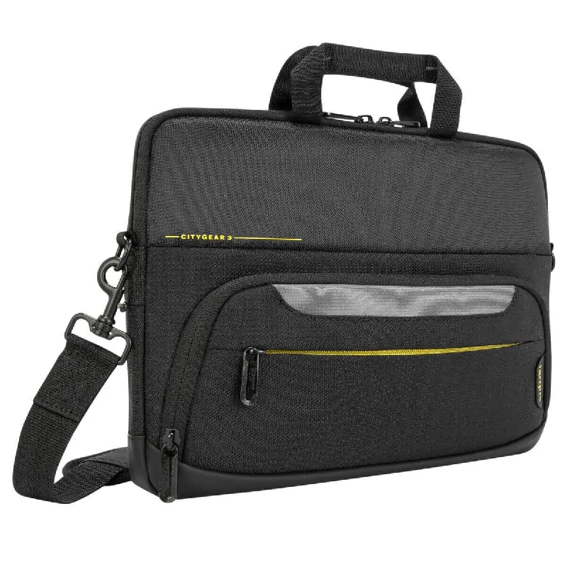 Fashionable satchels for men with stylish buckles and sleek finishes -CityGear 11.6" Slim Topload Laptop Case - Black